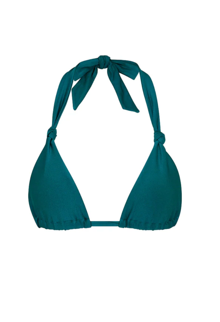 Soft Knot Halter Bikini Top - Laguna Haze XS-3XL