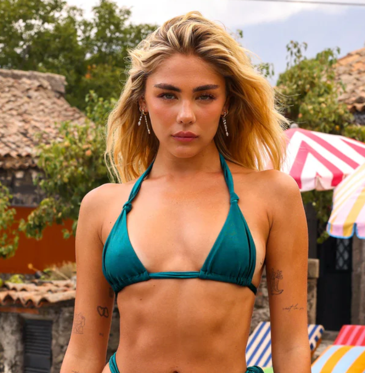 Soft Knot Halter Bikini Top - Laguna Haze XS-3XL