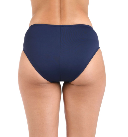 Island Goddess Mid-Waist Sash Band Bottom - Indigo 4-16