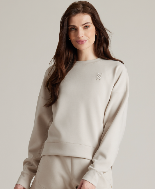 DreamGlow™ Crew Neck- Sand 3 LEFT M, XL & XXL