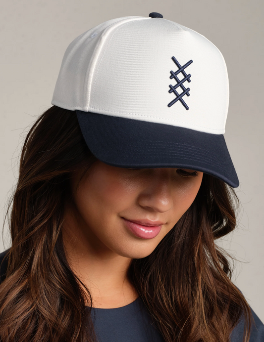 Trucker Hat - Navy Blue/White