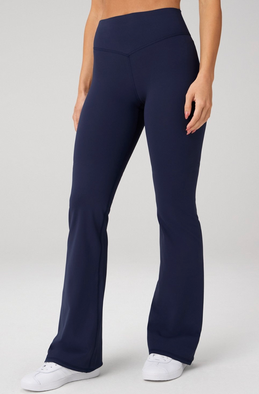 PureLuxe High-Waisted TLC Kick Flare - Deep Navy XS-XXL