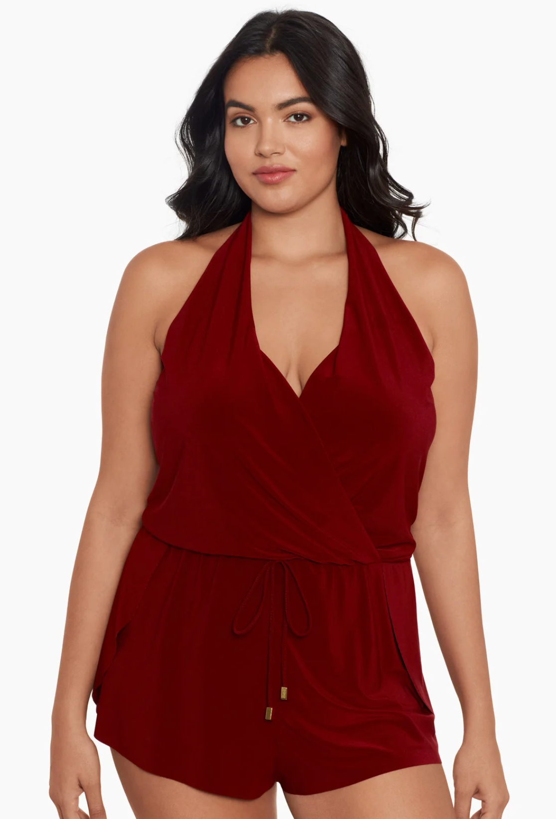 Bianca Romper Swimsuit - Merlot 16W-24W