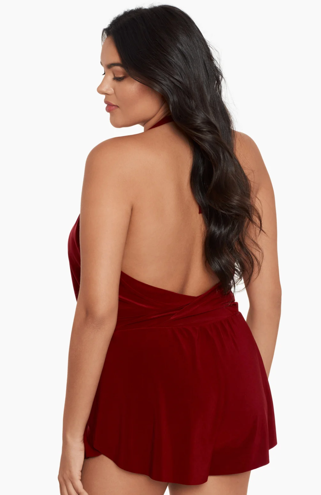 Bianca Romper Swimsuit - Merlot 16W-24W