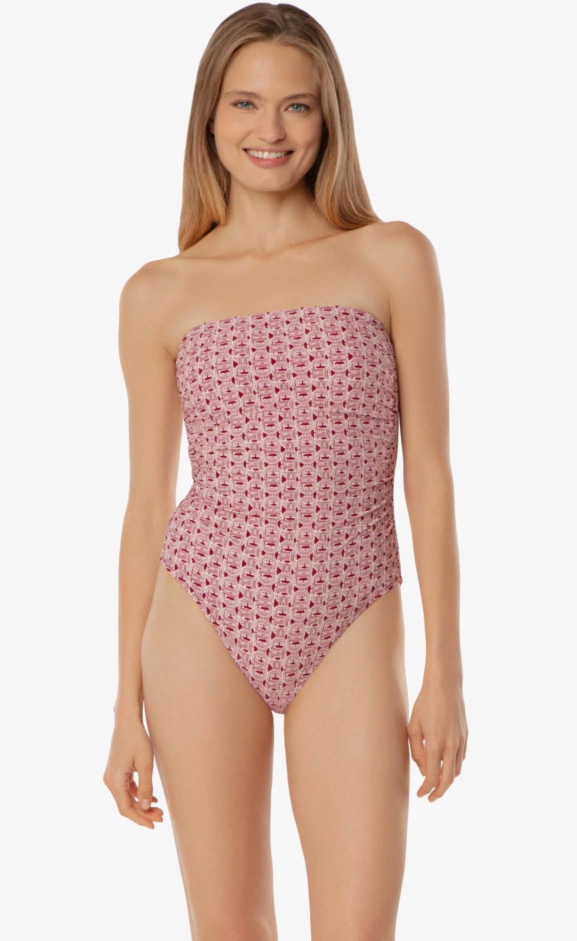 Belted Bandeau One-Piece - Links S-XL