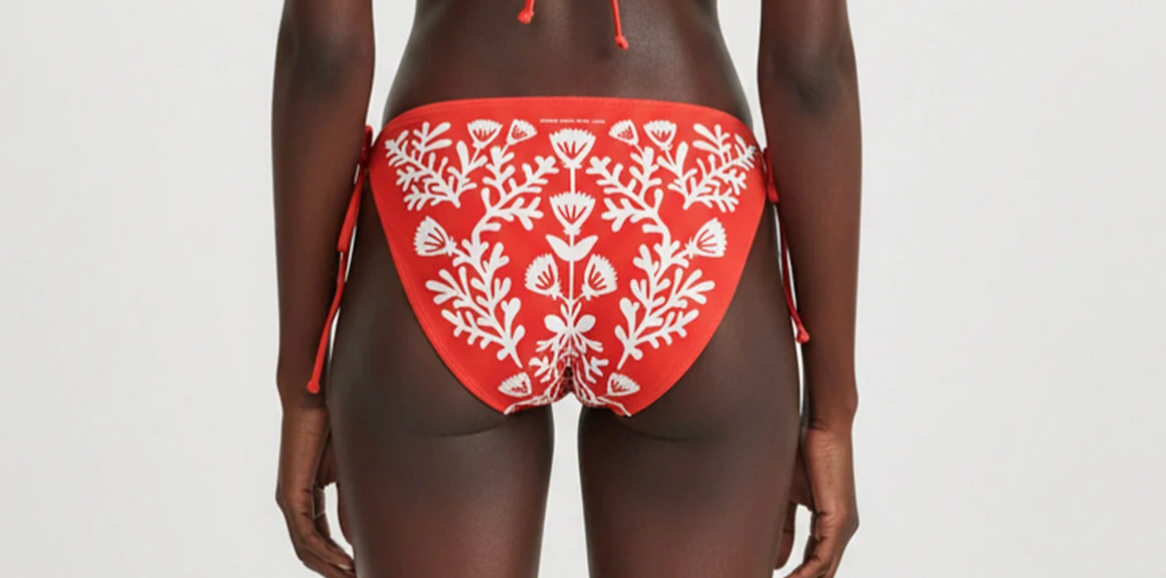 Coral Garden Reversible Tie Side Bottom XS-XXL
