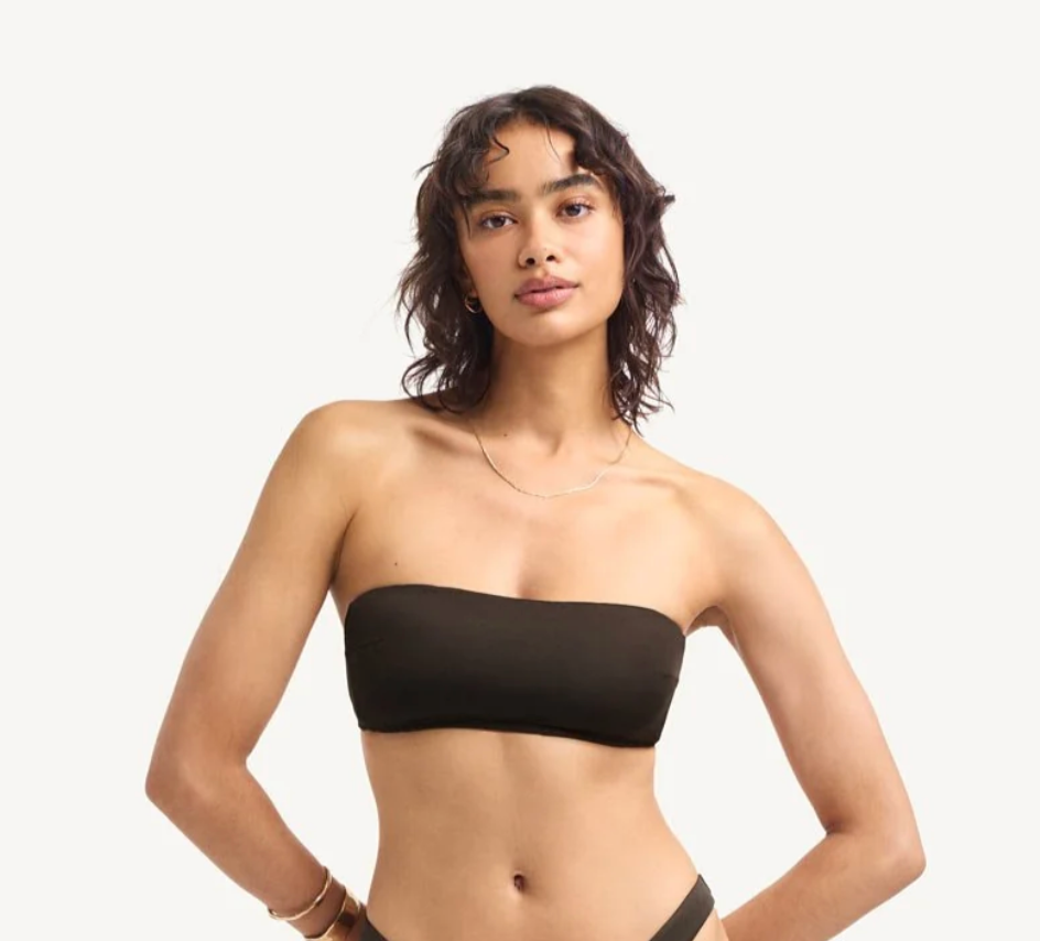 Nala Bandeau Top - Deep Earth EcoLux XS-XL