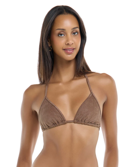 Daisy Mae Dita Triangle Bikini Top - Tan XS-XL