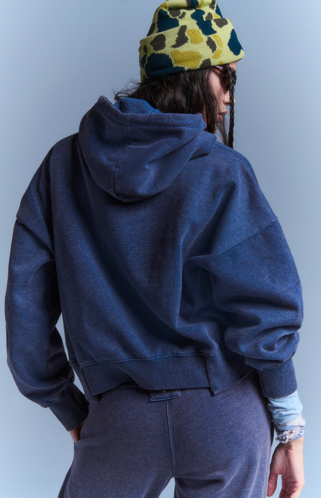 Sandwashed Undefeated Set - Navy 1 left L