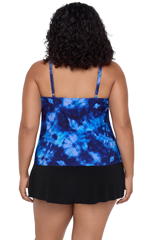 Farrah Romper- Multi Blue 16W-24W
