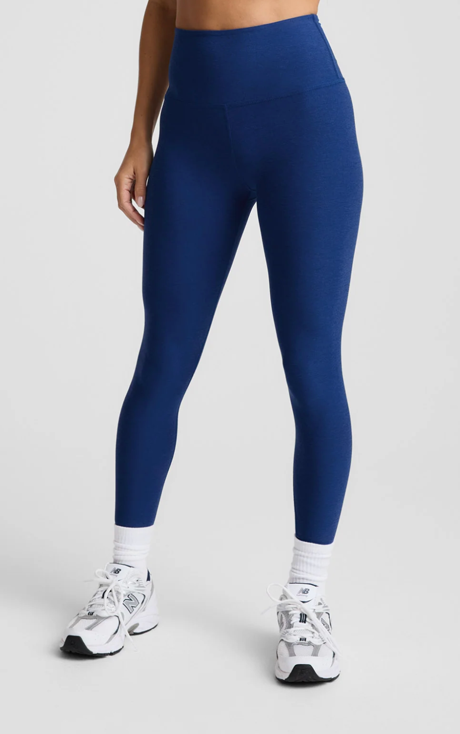 Spacedye Caught In The Midi High Waisted Legging - Marine Blue