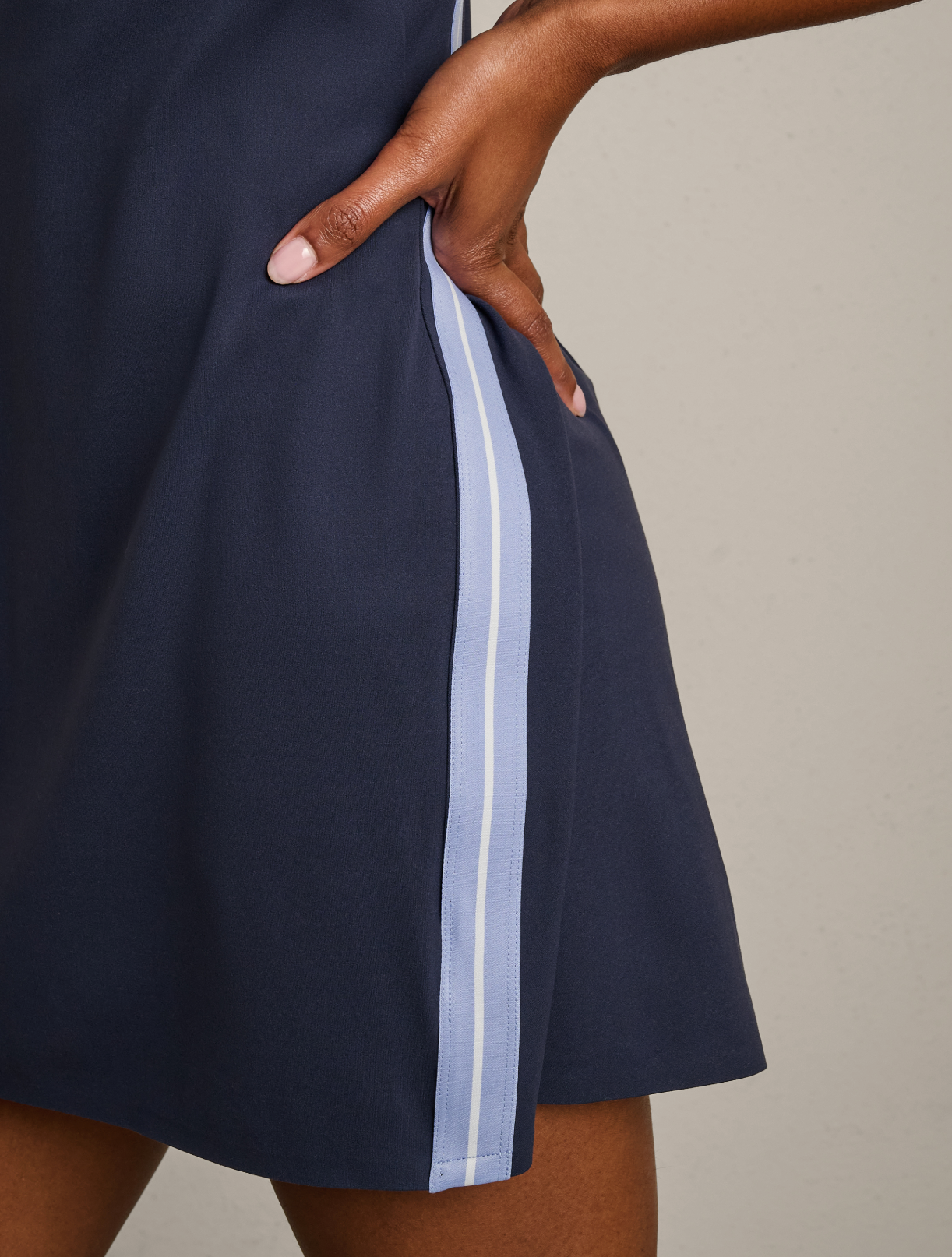 Retro Revive™ Dress - Navy Blue