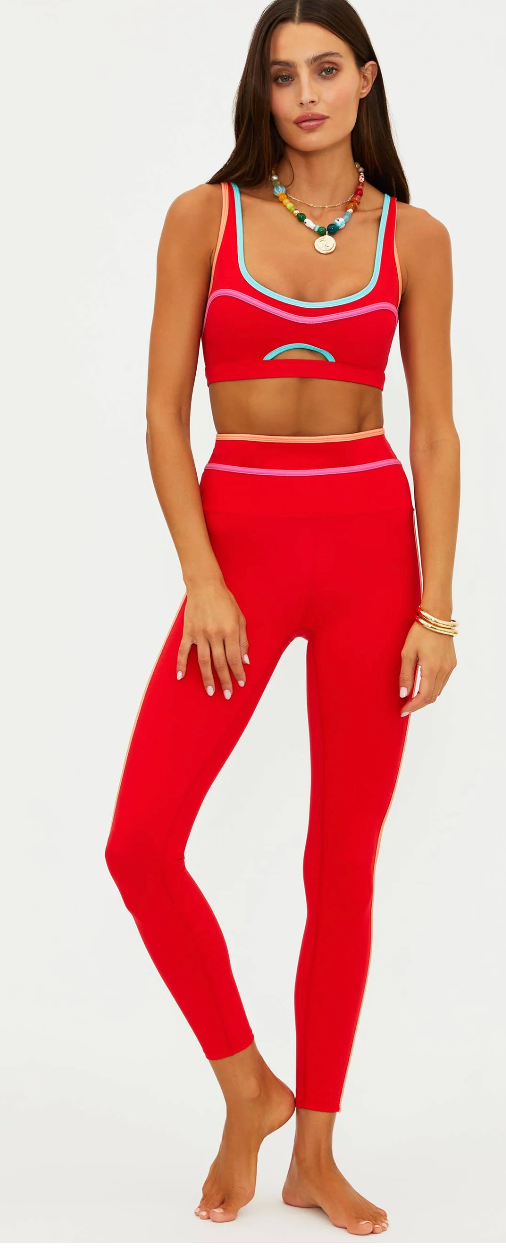 Solara Legging - Strawberry Smoothie Matte