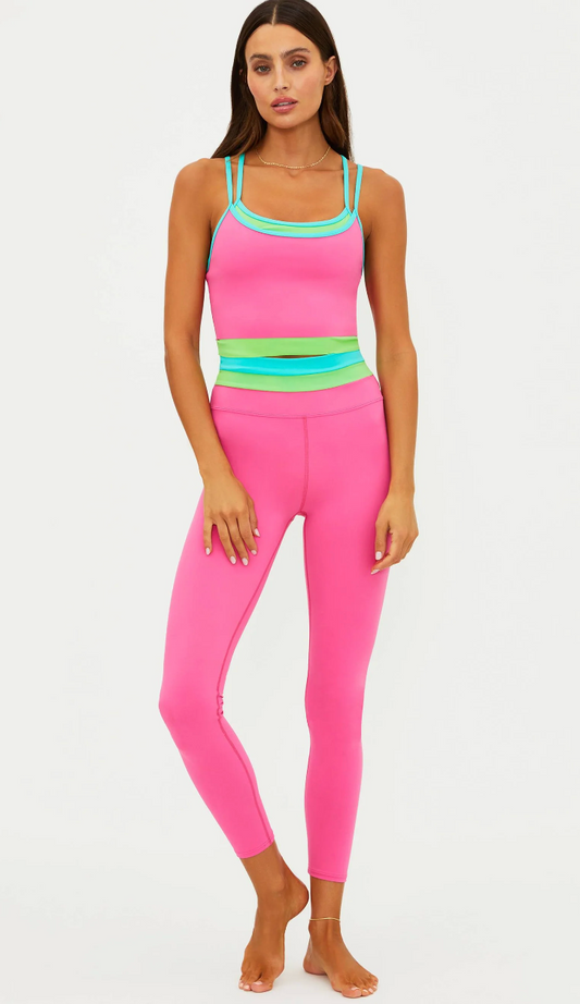 Trinity Legging Strawberry Ice Colorblock