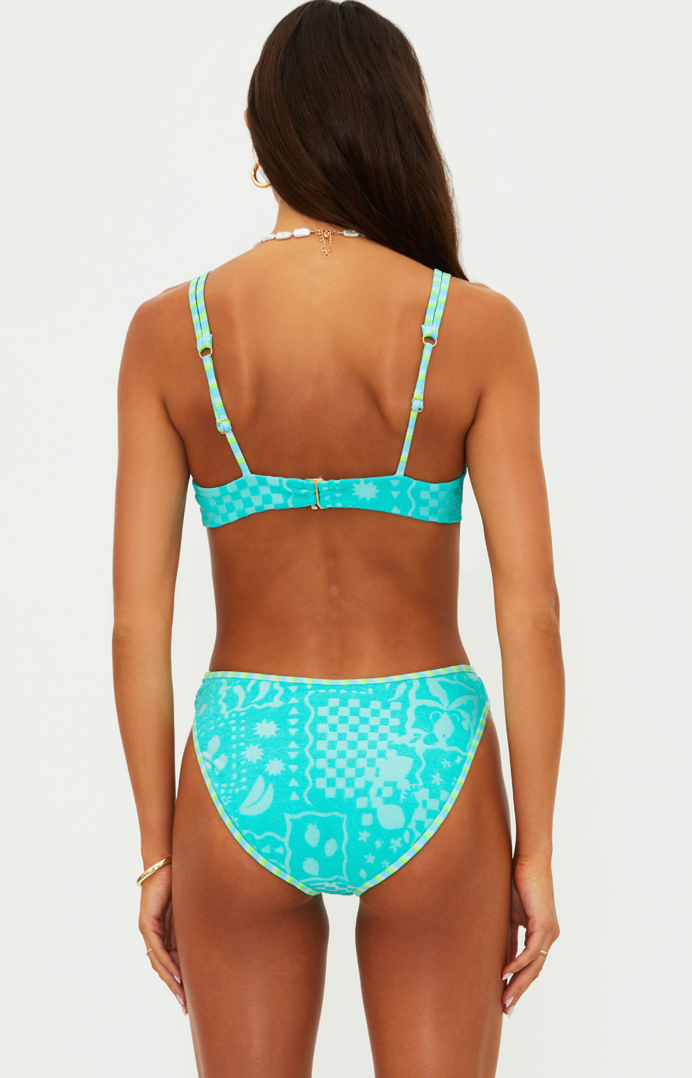 Daria Bikini Bottom - Aqua Haze Terry