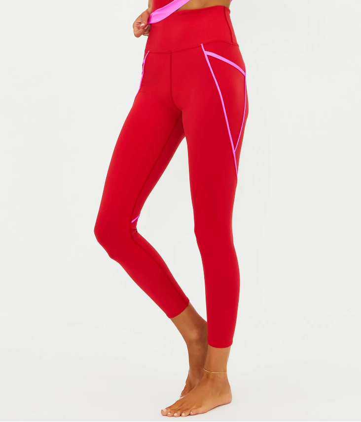 Von 7/8 Legging Royal Red Matte