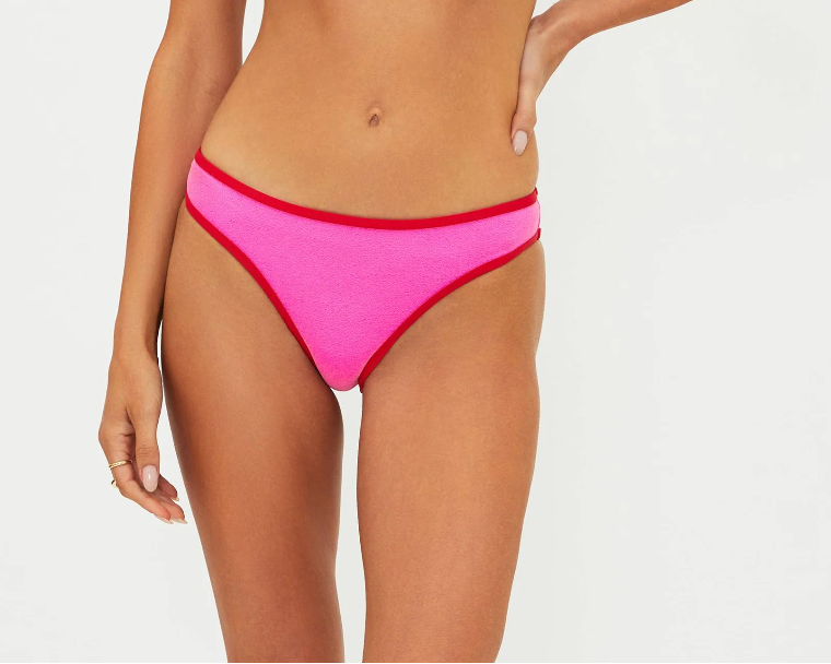 Saffron Bottom Electric Pink Tidal Crepe