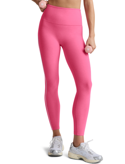 Spacedye™ Streamline Midi Legging - Luscious Pink Heather