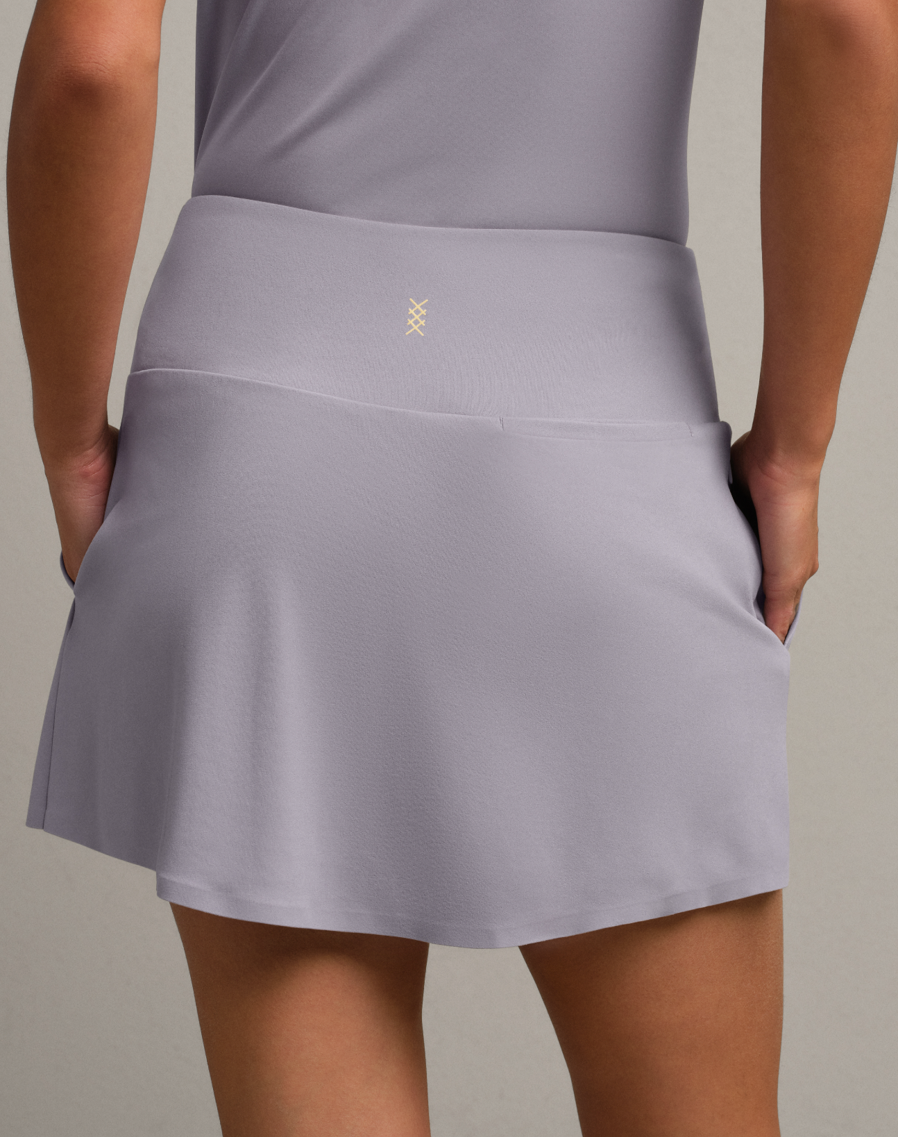 14" Course to Court Skort - Purple Smoke
