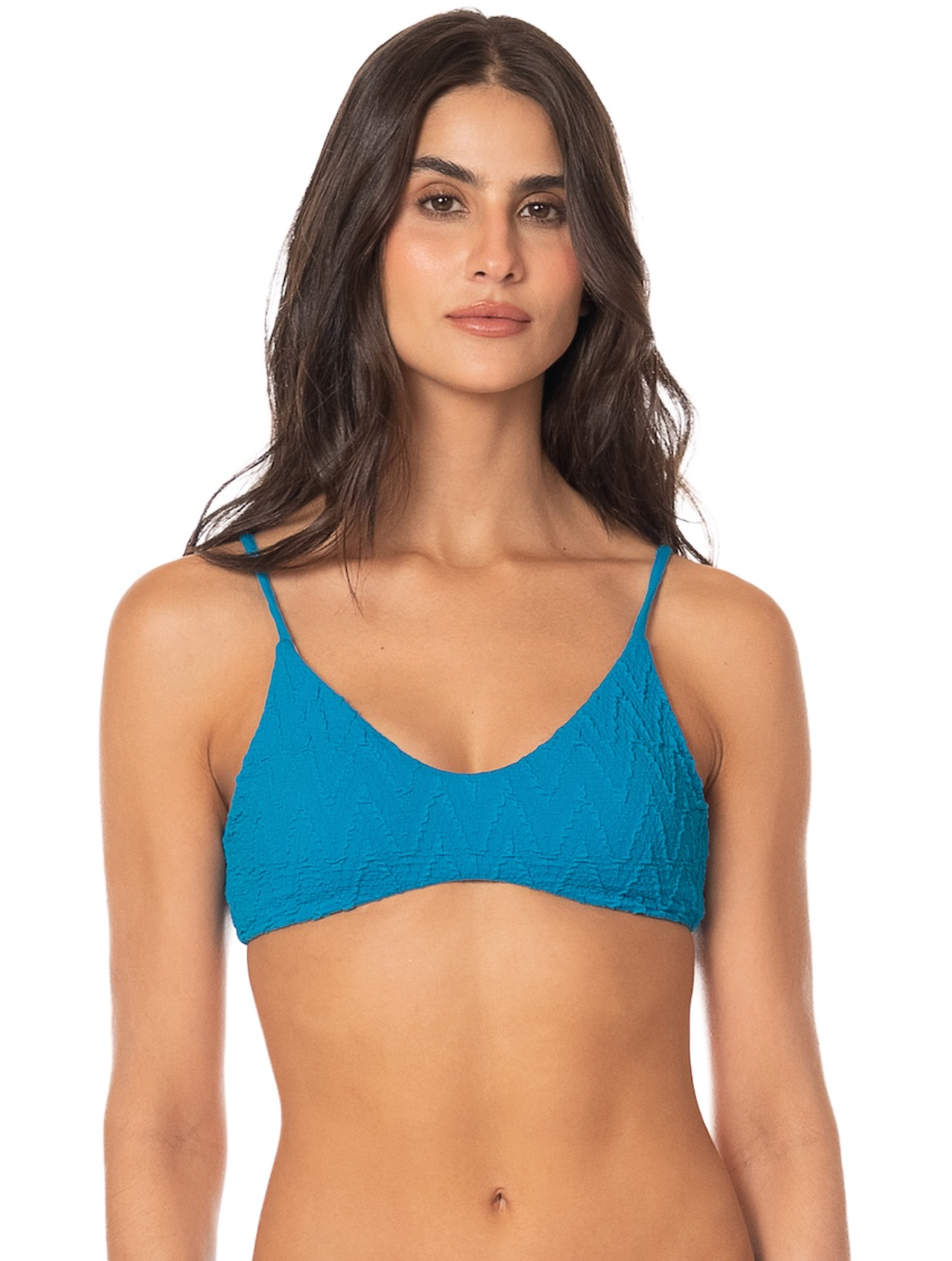 Lagoon Fog Liberties Classic Bralette Bikini Top Reversible