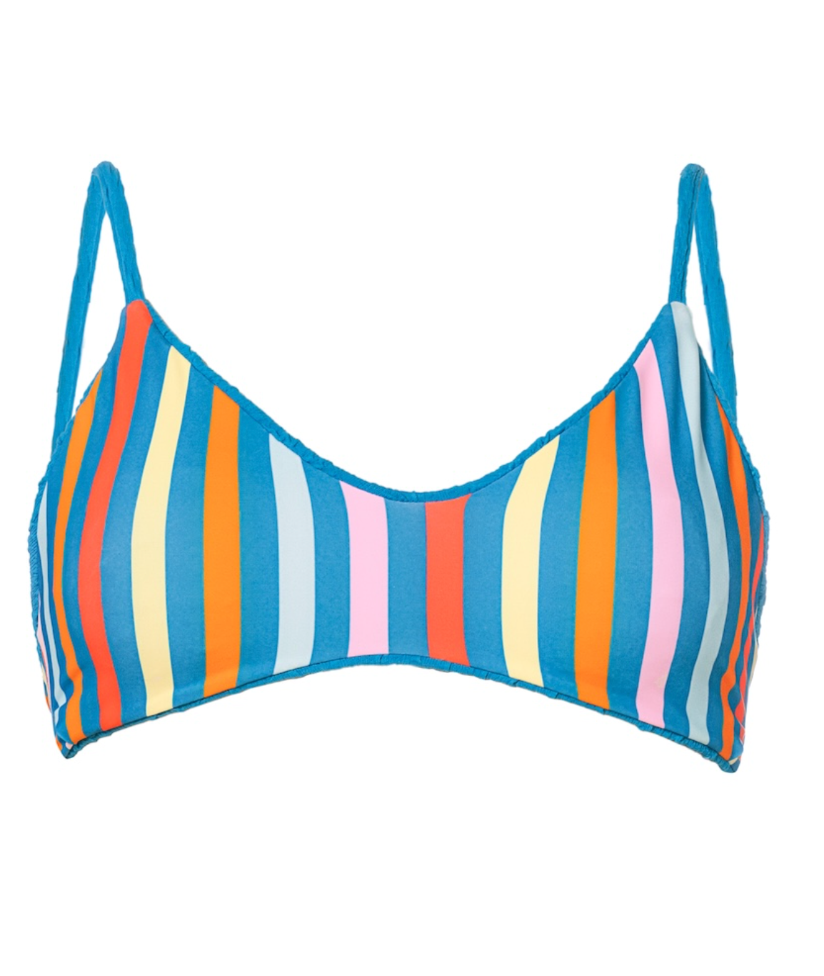 Lagoon Fog Liberties Classic Bralette Bikini Top Reversible