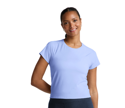 Breezeweight Active Short Sleeve Tee - Periwinkle