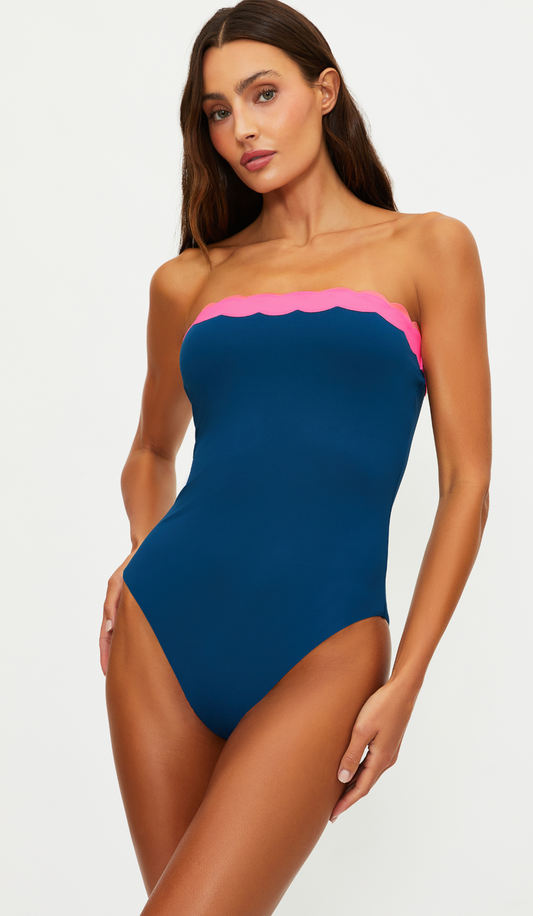 Josy One Piece Seashell Isle Colorblock