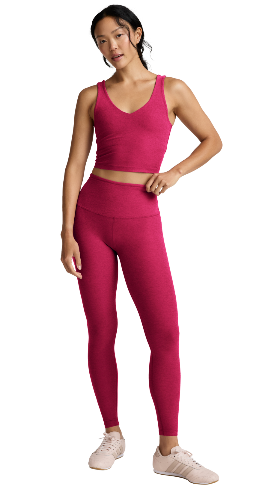 Spacedye™ Good Day Cropped Tank - Berry
