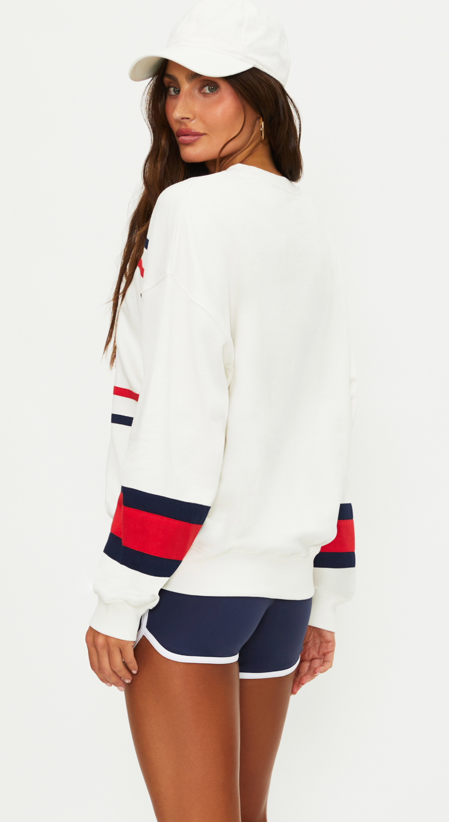 Devyn Oversized Sweatshirt Firework Colorblock