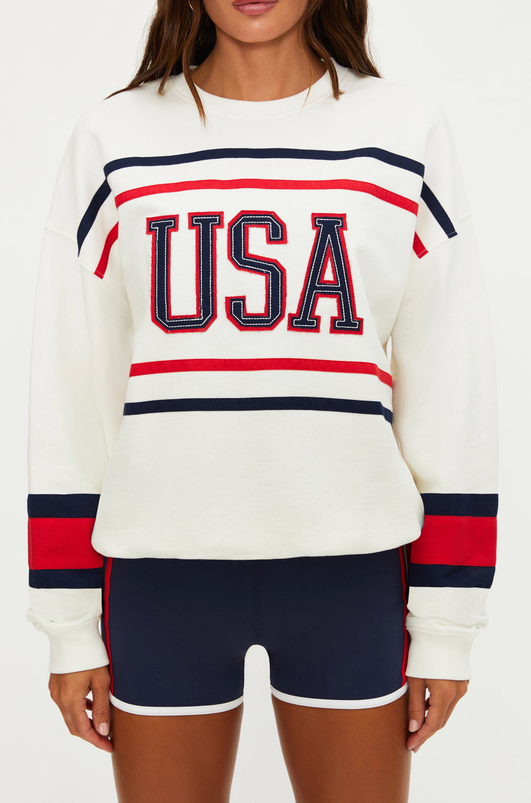Devyn Oversized Sweatshirt Firework Colorblock