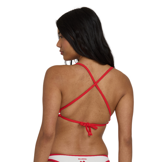 Picnic V Cross-Back Bralette Bikini Top