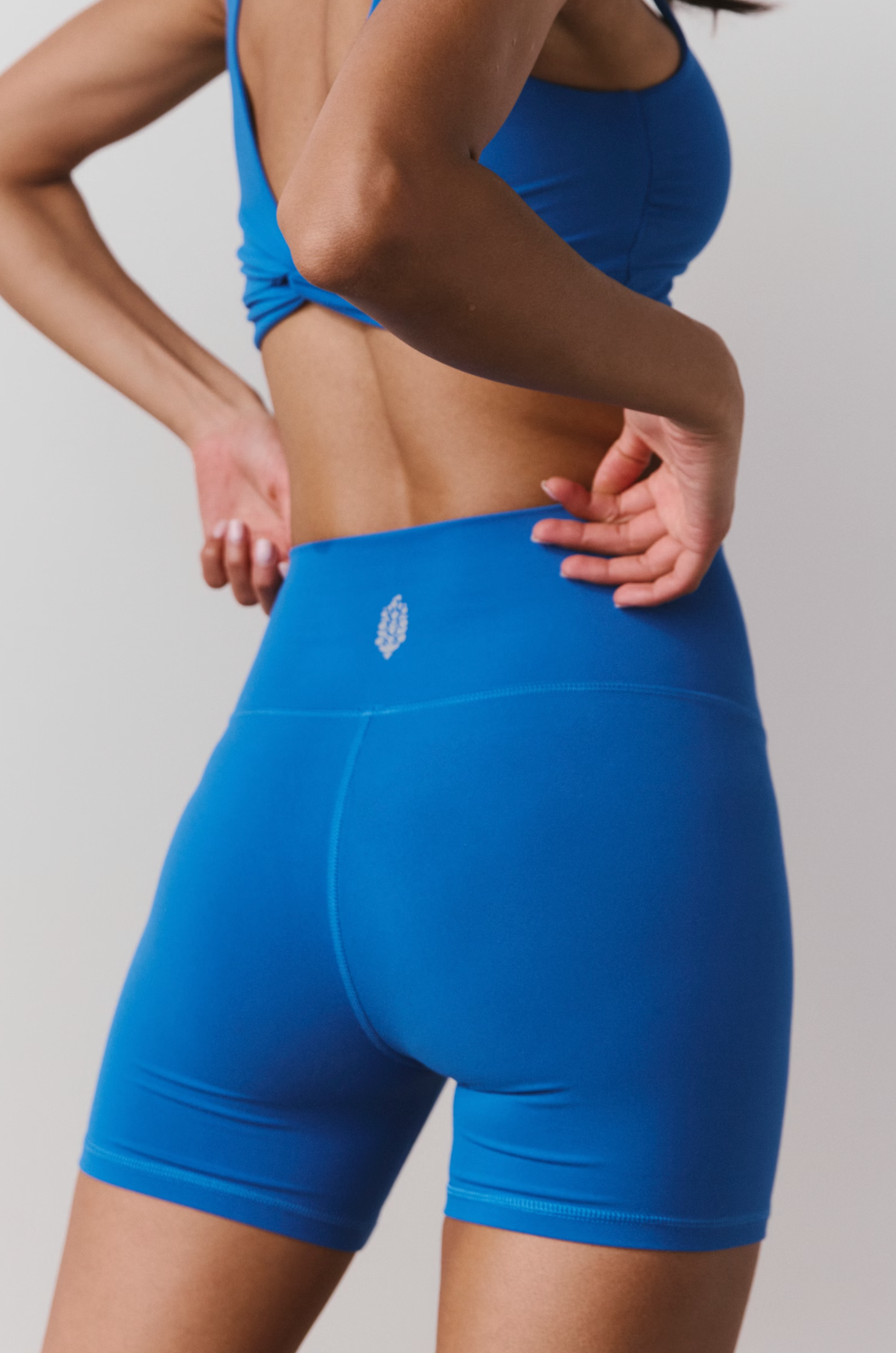 Never Better High-Rise 5" Biker Shorts - Light Cobalt
