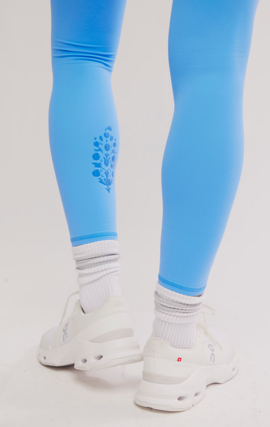 Never Better Legging - Silicone Riviera Blue
