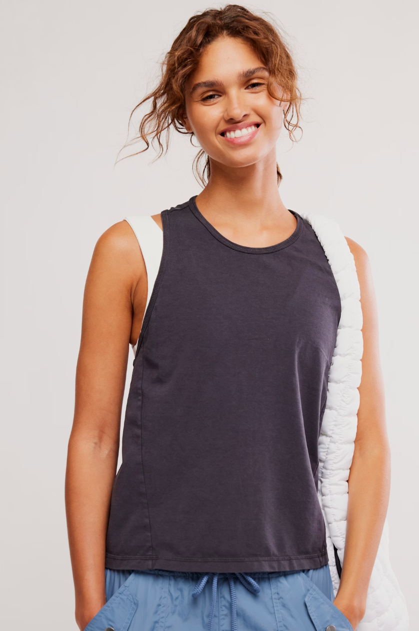 Hot Shot Twist Tank - Black