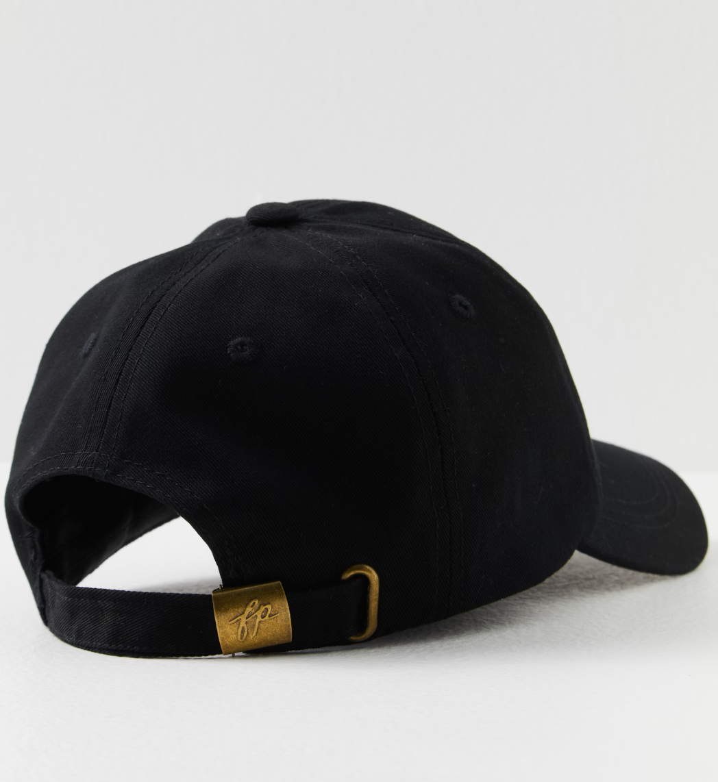 Big Buti Baseball Cap - Black/White
