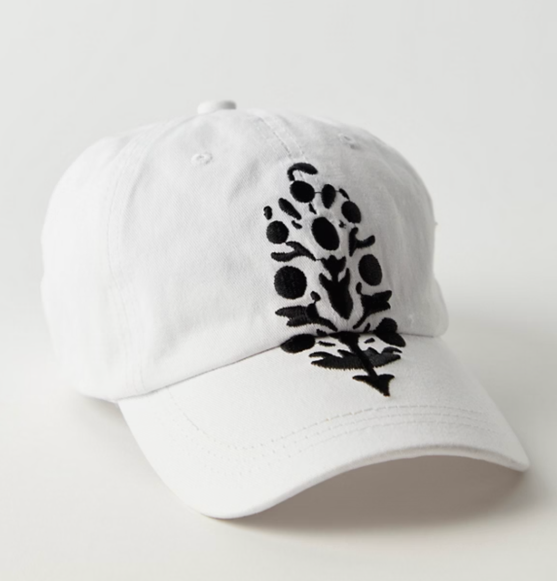 Big Buti Baseball Cap - White/Black