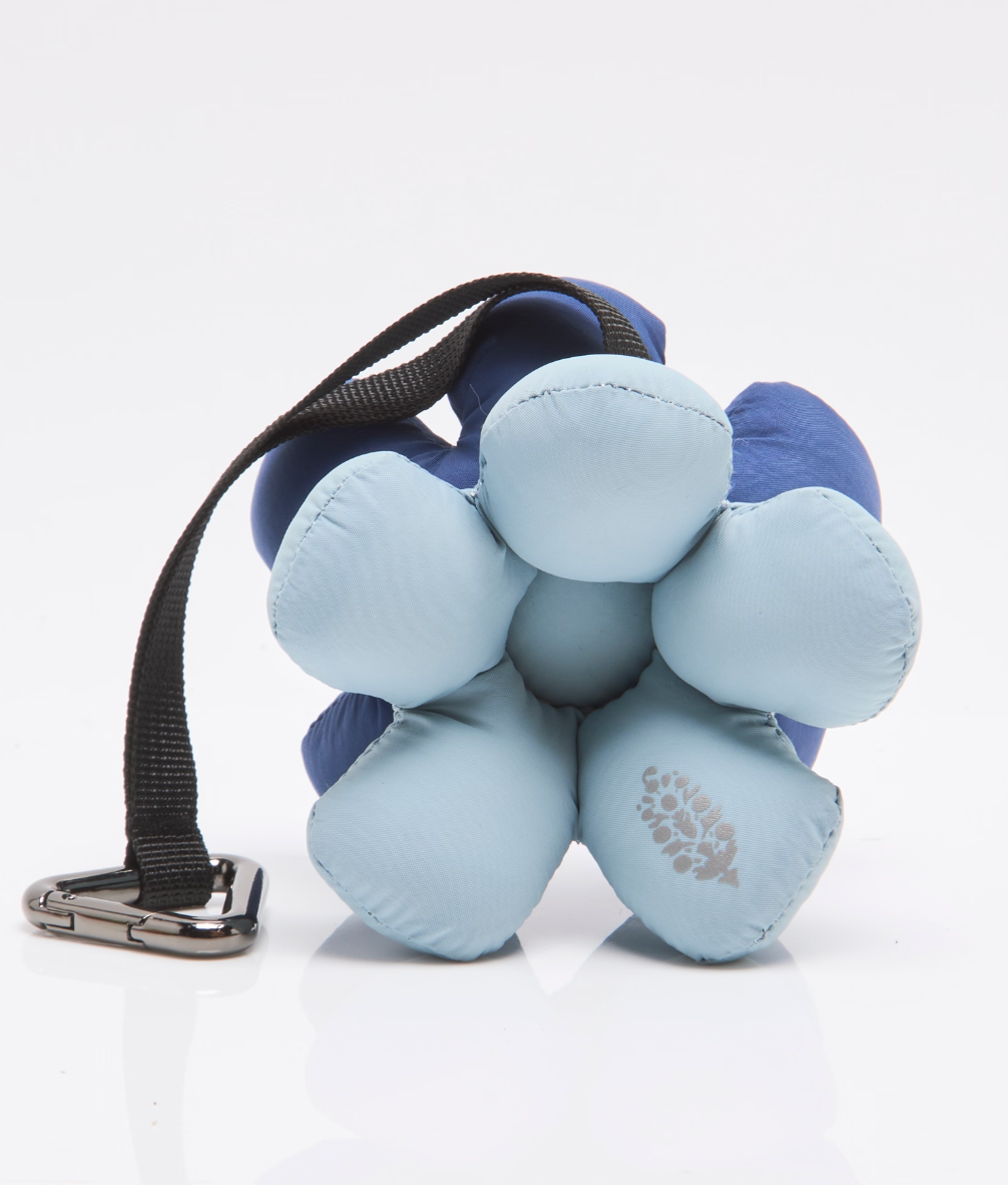 Petal Talk Keyring/Bag Charm- Blues