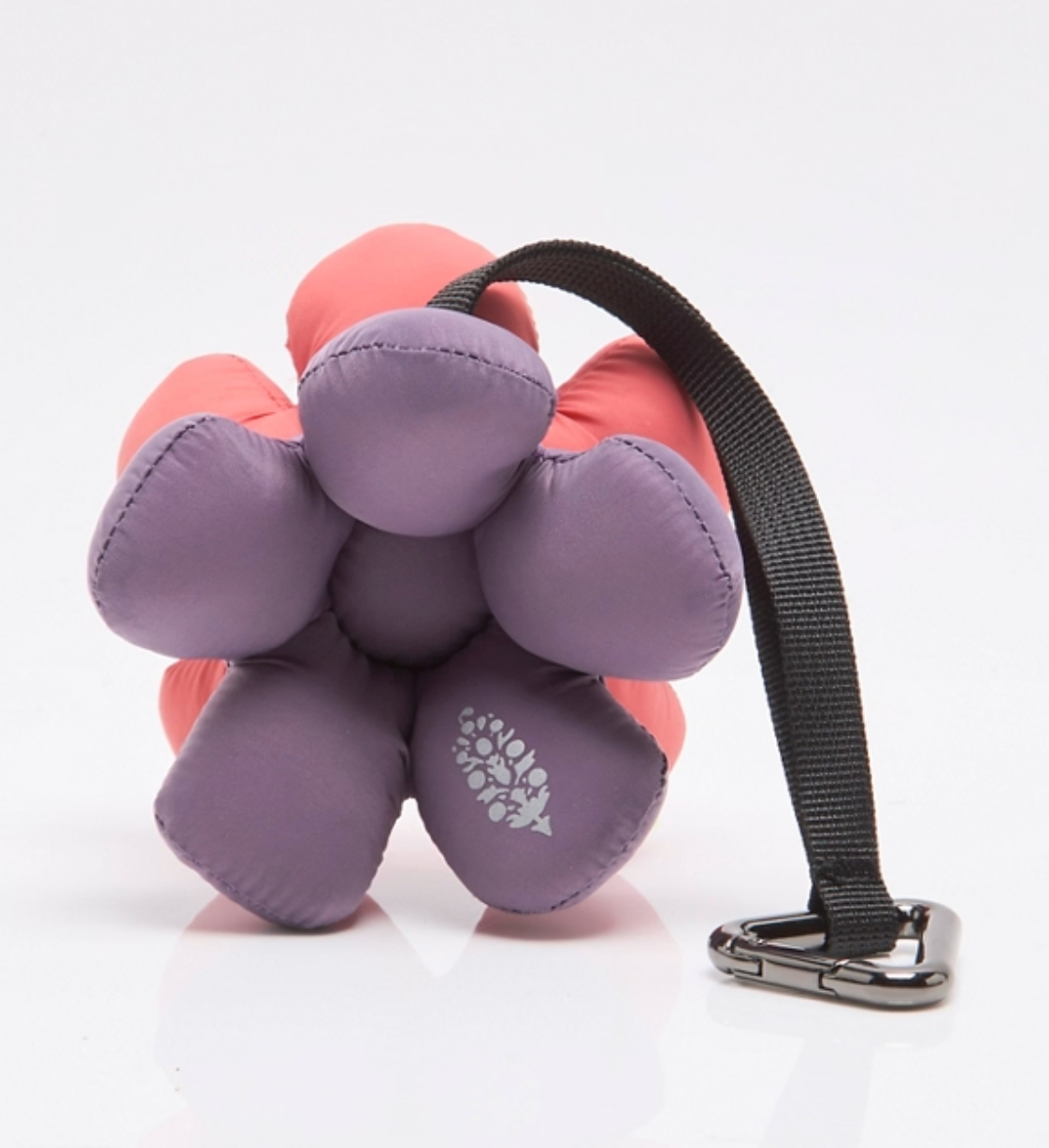 Petal Talk Keyring/Bag Charm- Fruit punch/graphite