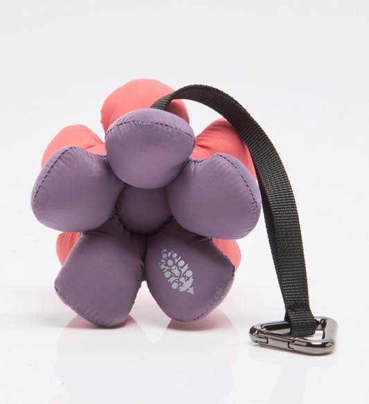 Petal Talk Keyring/Bag Charm- Fruit punch/graphite
