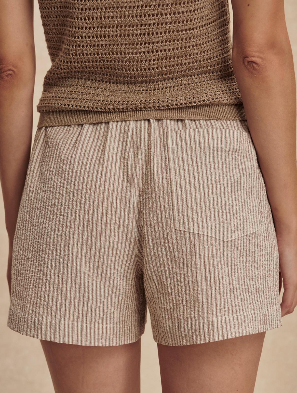 Darina Short 4" - Seersucker