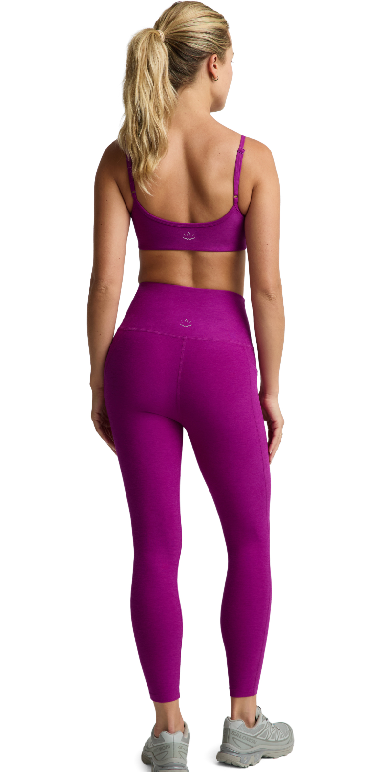 Spacedye™ Out of Pocket High Waist Legging - Berry Bliss Heather