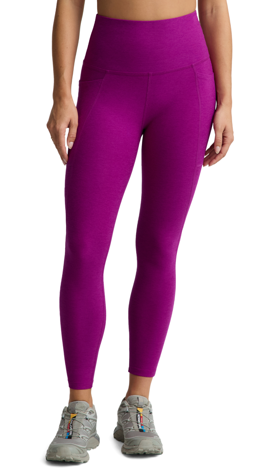 Spacedye™ Out of Pocket High Waist Legging - Berry Bliss Heather