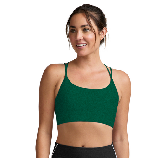 Spacedye™ Back To It Strappy Bra - Legacy Pine Heather