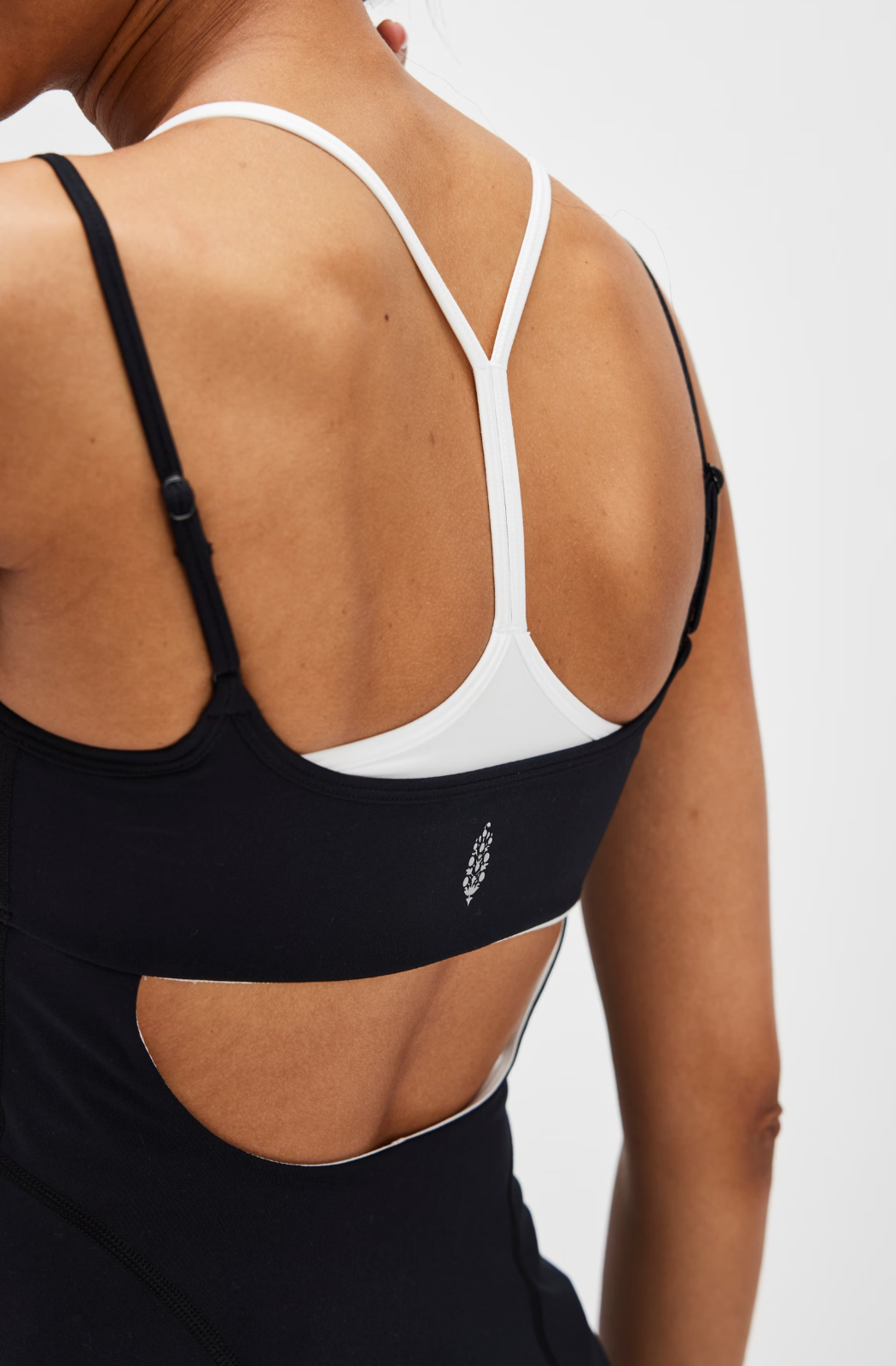 Baseline UV Protection Tennis Dress - Black/White