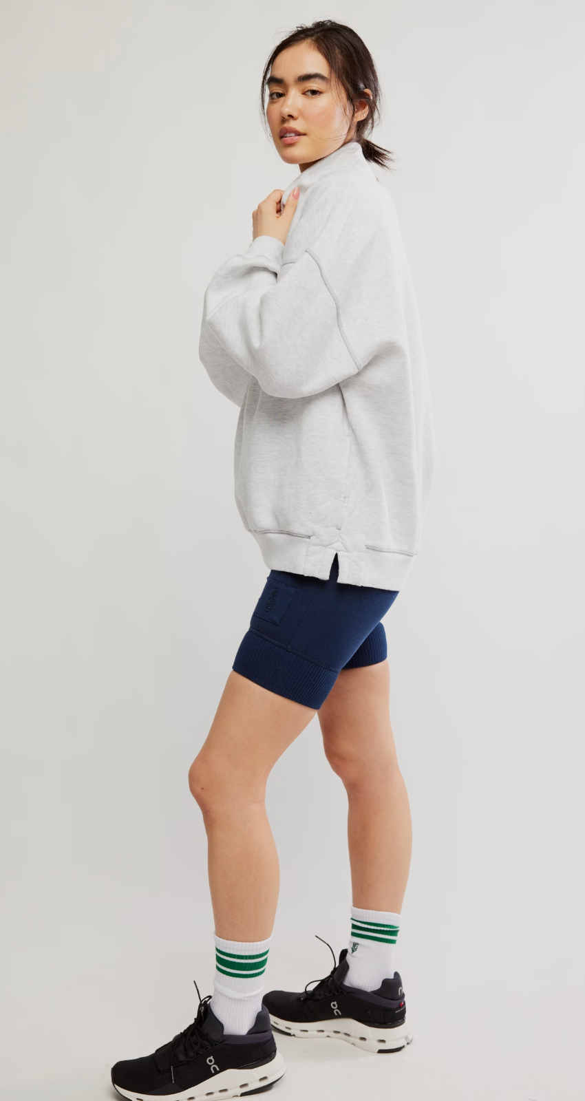 Victory Set - Heather Grey/Navy