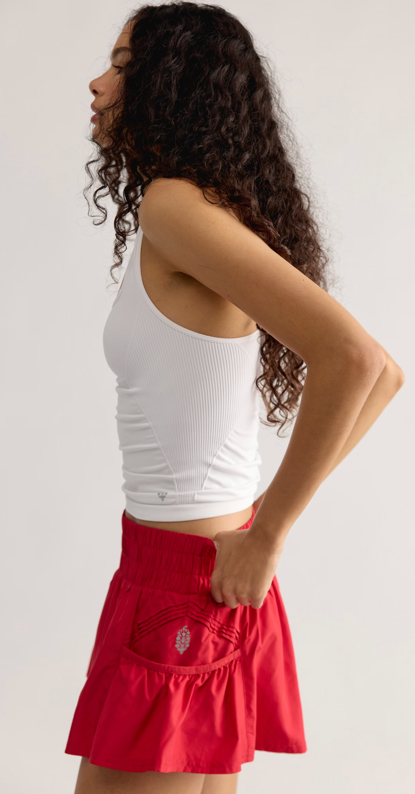 Get Your Flirt On Shorts - Candy Apple Red