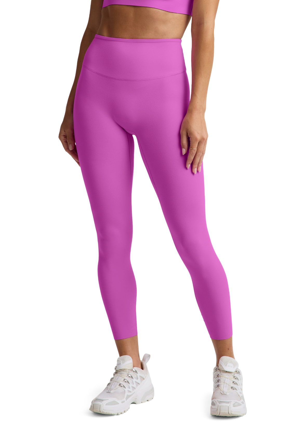 glowzone™ High Waisted Midi Legging - Electric Fuchsia