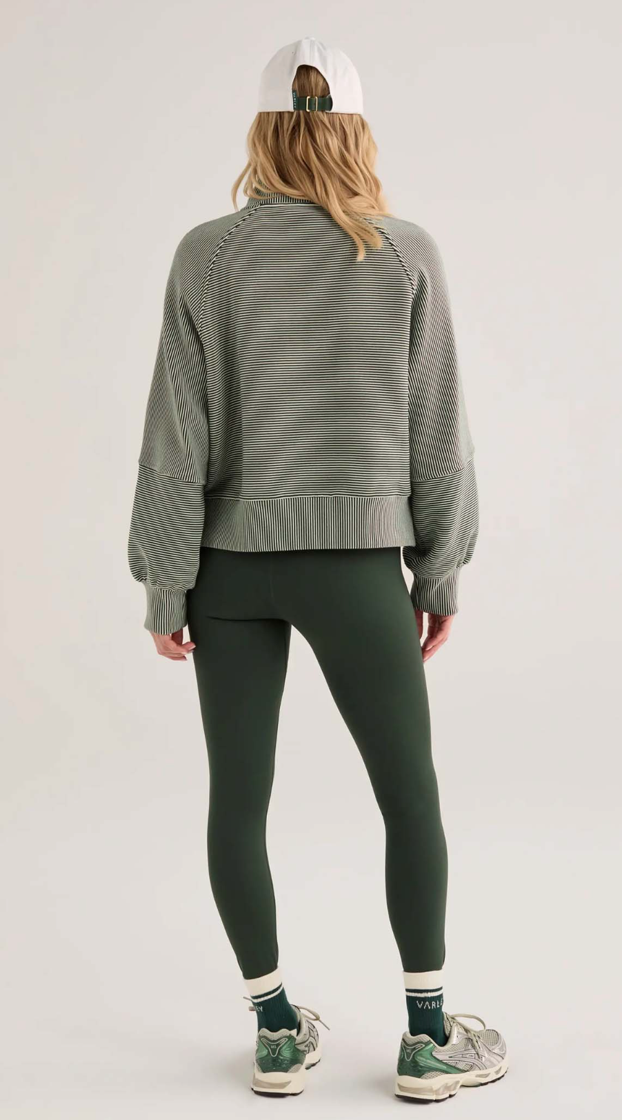 Milano Half Zip Sweat 2.0 - Ponderosa Pine / Pristine