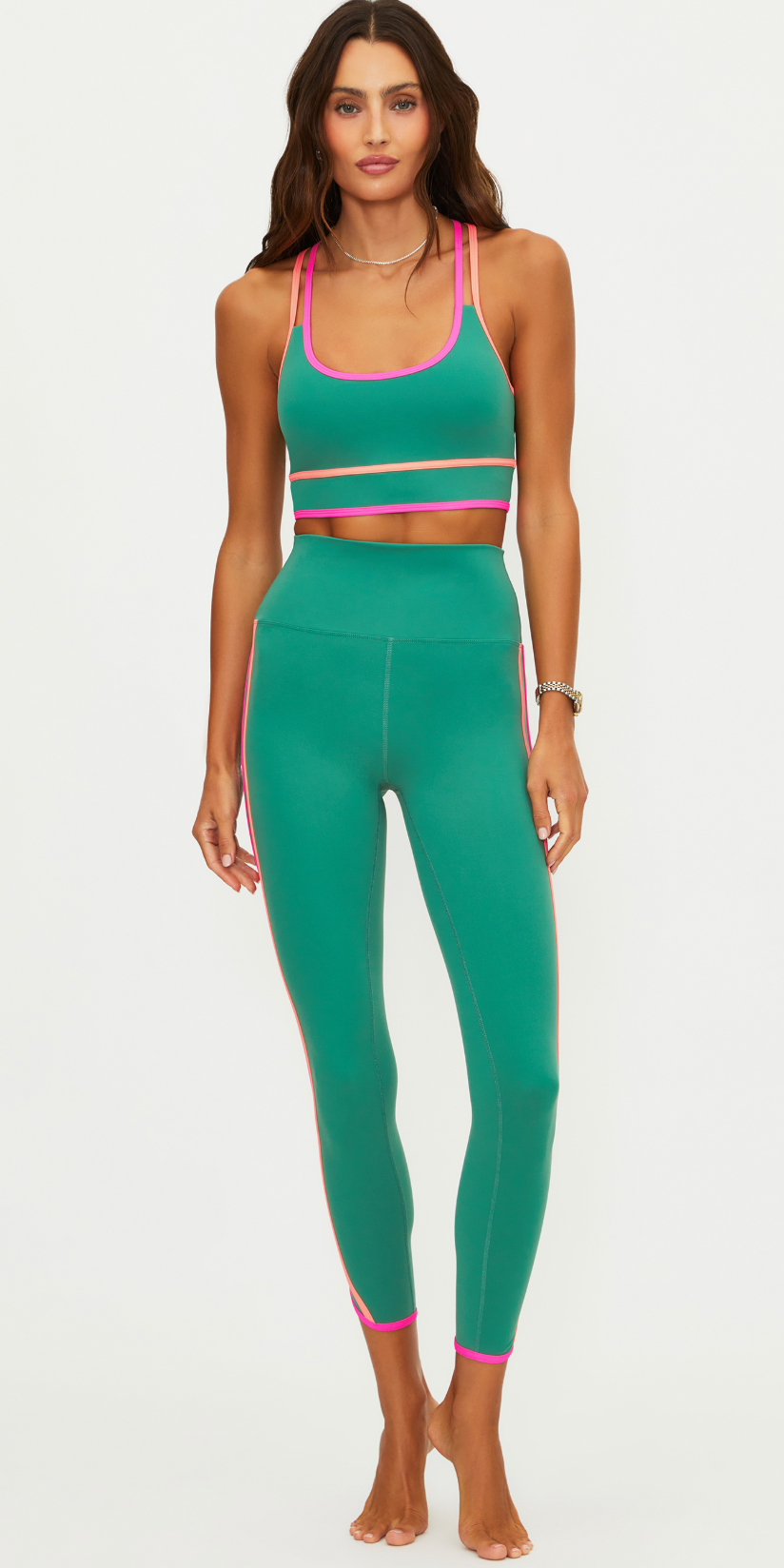 Nella Legging Rally Green Colorblock