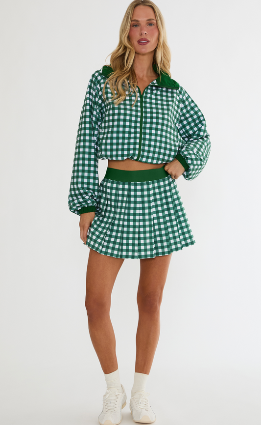 Irina Skirt Fairway Check